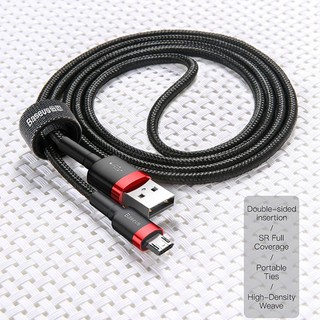 Cáp sạc nhanh Cafule Micro USB Quick Charge Baseus - 1M 2.4A