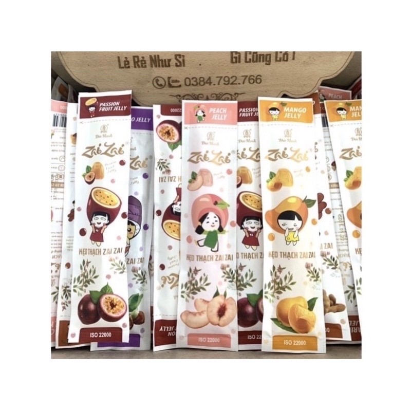 Thạch Zai Zai Đức Hạnh 500g Túi Dài