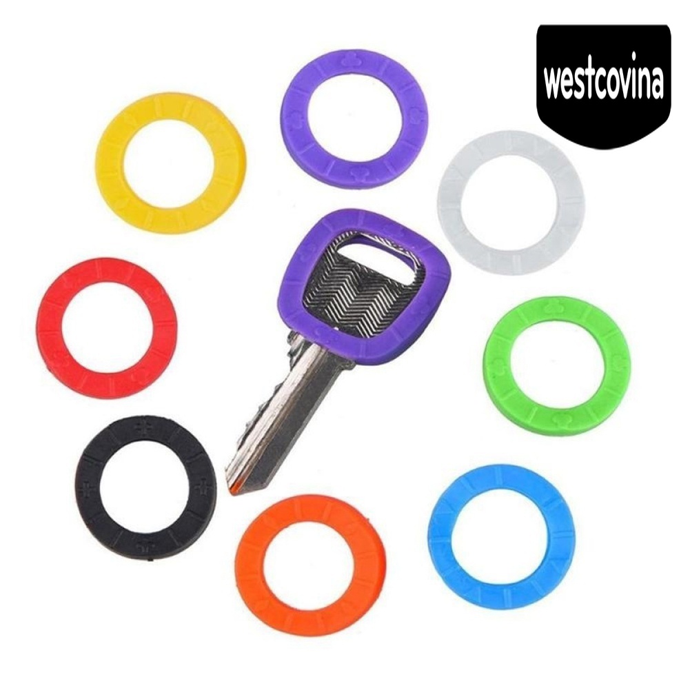 [Hot]☀ Bộ 24 Vỏ Bọc Chìa Khóa Bằng Silicon Thời Trang