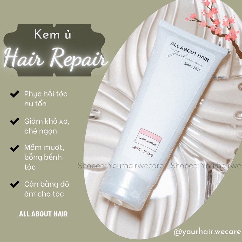 Kem ủ HAIR REPAIR - |TẶNG MŨ TRÙM|