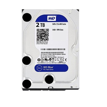 Ổ cứng HDD WD Blue 2TB 3.5 inch SATA III 256MB Cache 5400RPM WD20EZAZ Chính Hãng