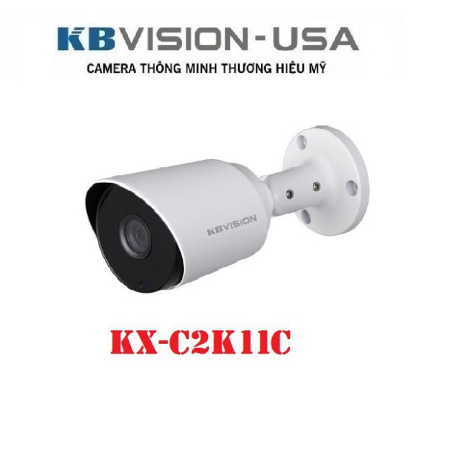 {Giá HỦY DIỆT} Camera KBVISION KX-C2K11C 4MP THÂN SẮT -Panasonic Chipset  4 IN 1