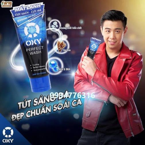 ✅ Kem sữa rửa mặt Oxy perfect wash cực mát lạnh, ngừa khuẩn mụn 100g