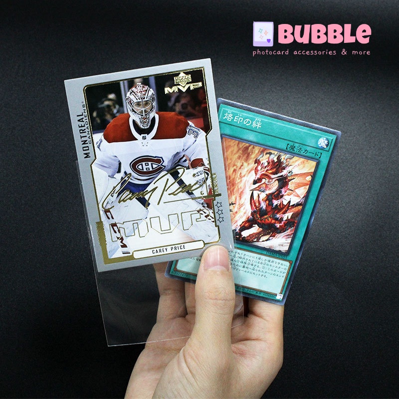 Sleeve 70*100 trơn đựng mini photocard pola card bảo vệ thẻ bài photocard Kpop Anime túi nhét card toploader nhiều size