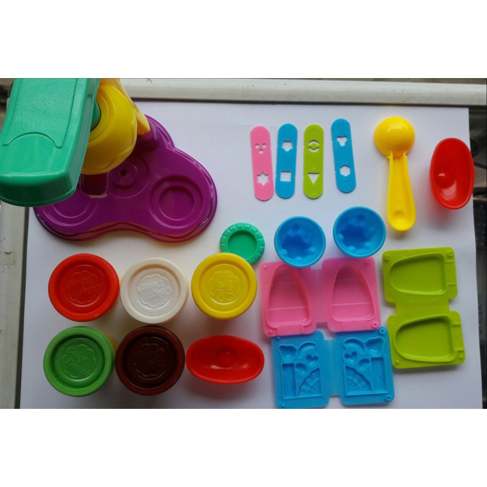 Bộ đồ chơi đất nặn làm kem mút, phát triển tốt sức sáng tạo cho bé