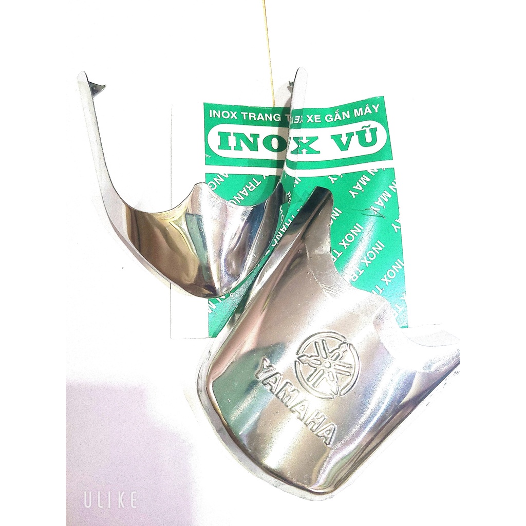 Combo Ốp dè INOX xe TAURUS sản xuất năm 2009 đến nay + 1 tem logo Titan YAMAHHA giá 1 bộ tại xưởng INOX Vũ