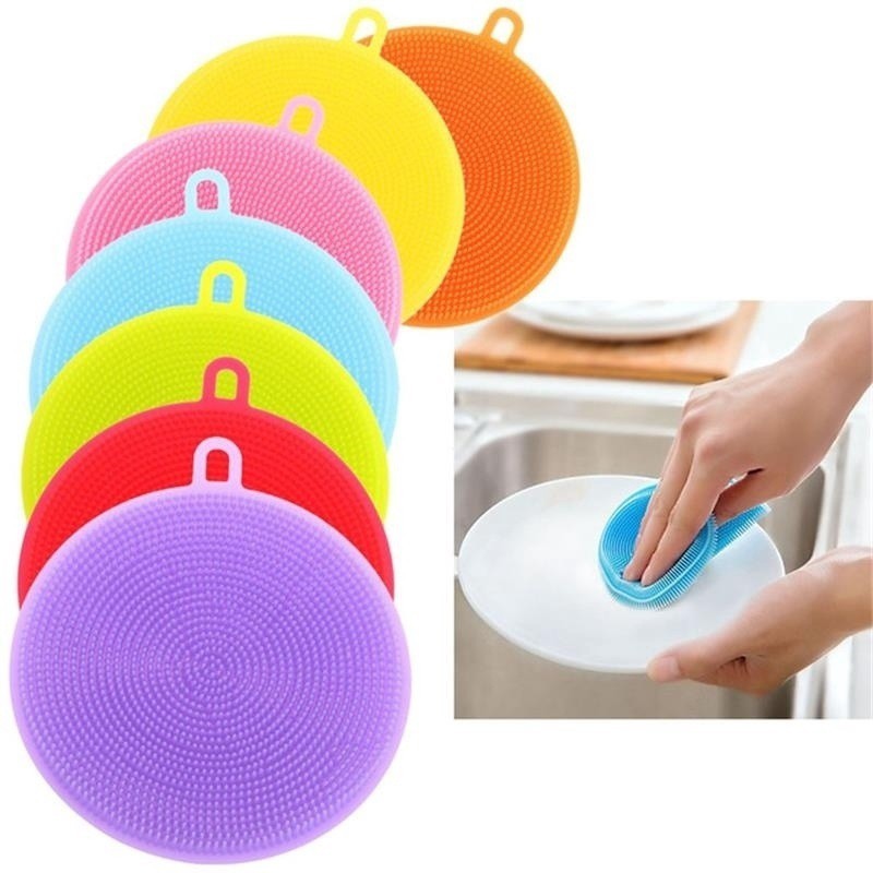 Miếng Rữa Chén, Bát Silicone - ( Lót Ly )