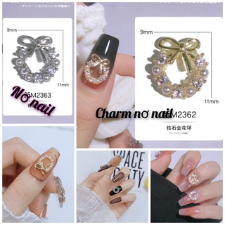 charm nơ đá cao cấp trang trí móng tay mẫu mới