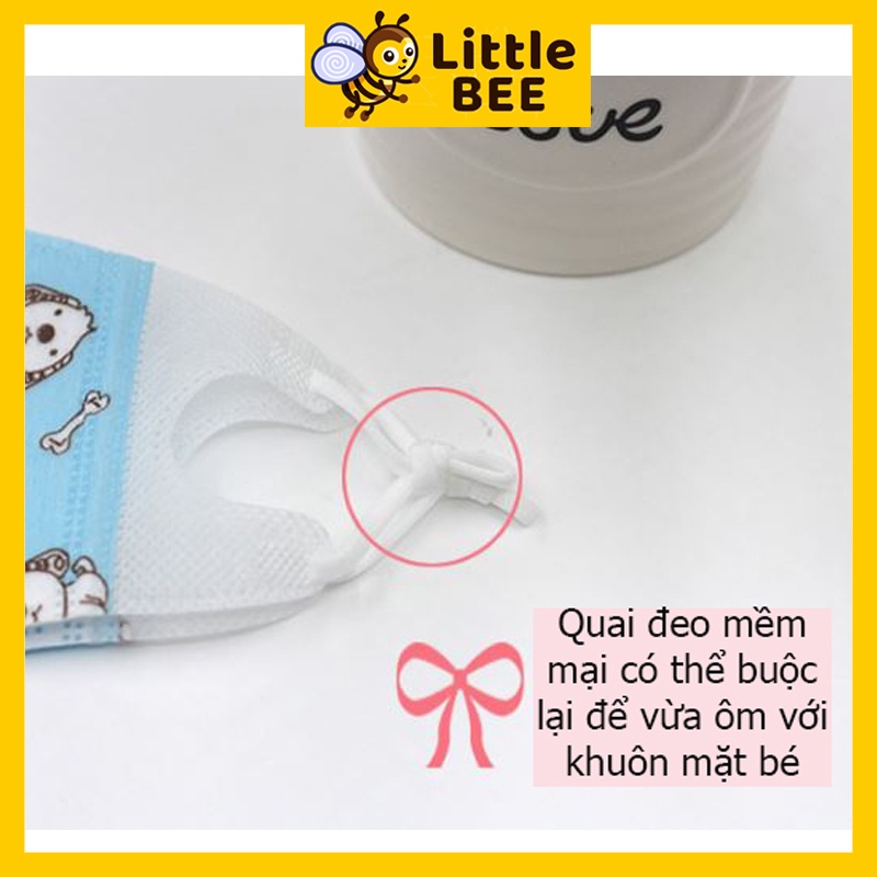 Khẩu trang cho bé, từ 0-12 tuổi, khẩu trang trẻ em cao cấp kháng khuẩn chống bụi LITTLEBEE. | BigBuy360 - bigbuy360.vn