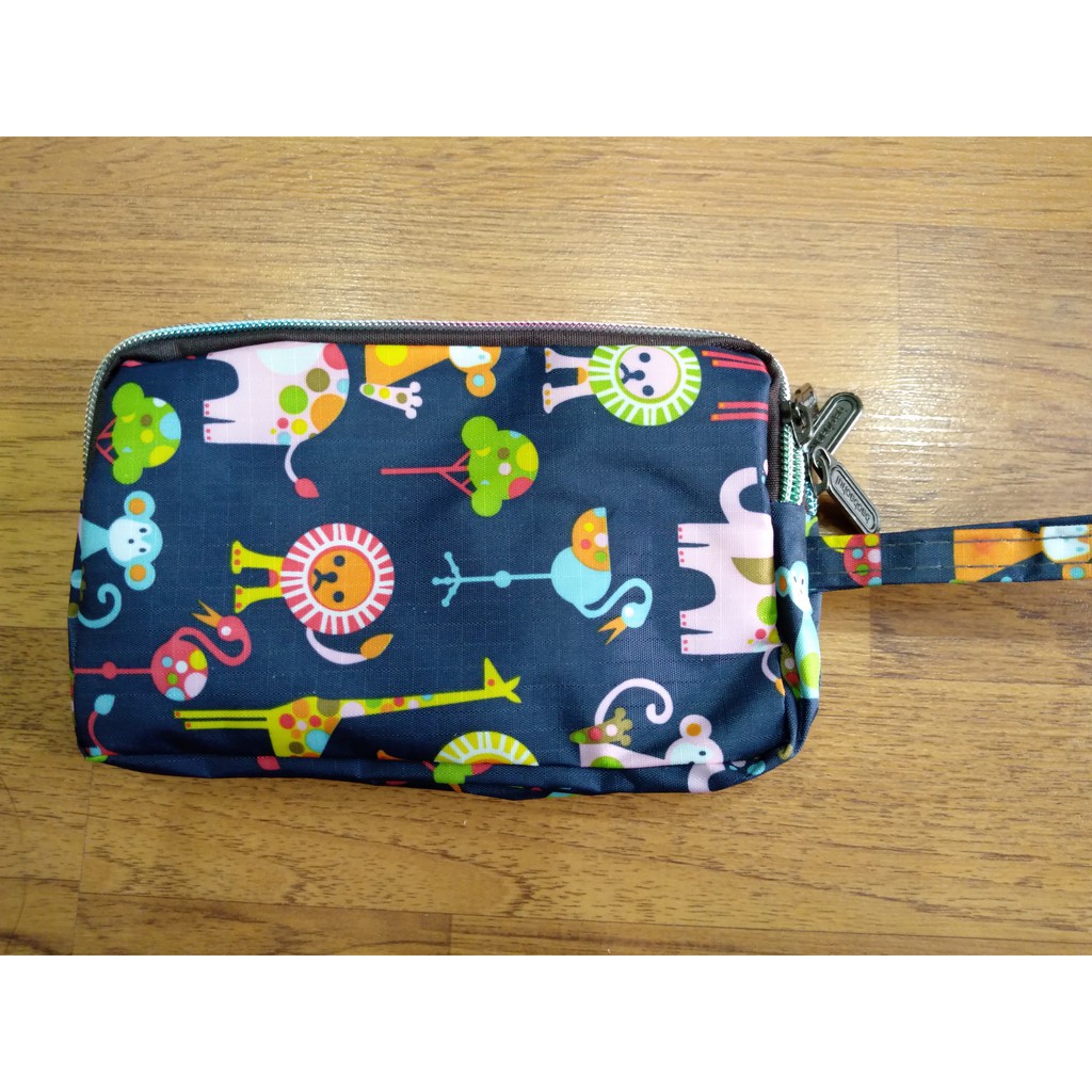 Ví cầm tay 3 ngăn vải dù