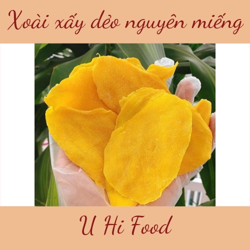 500gr xoài sấy dẻo nguyên miếng loại 1 xếp hoa