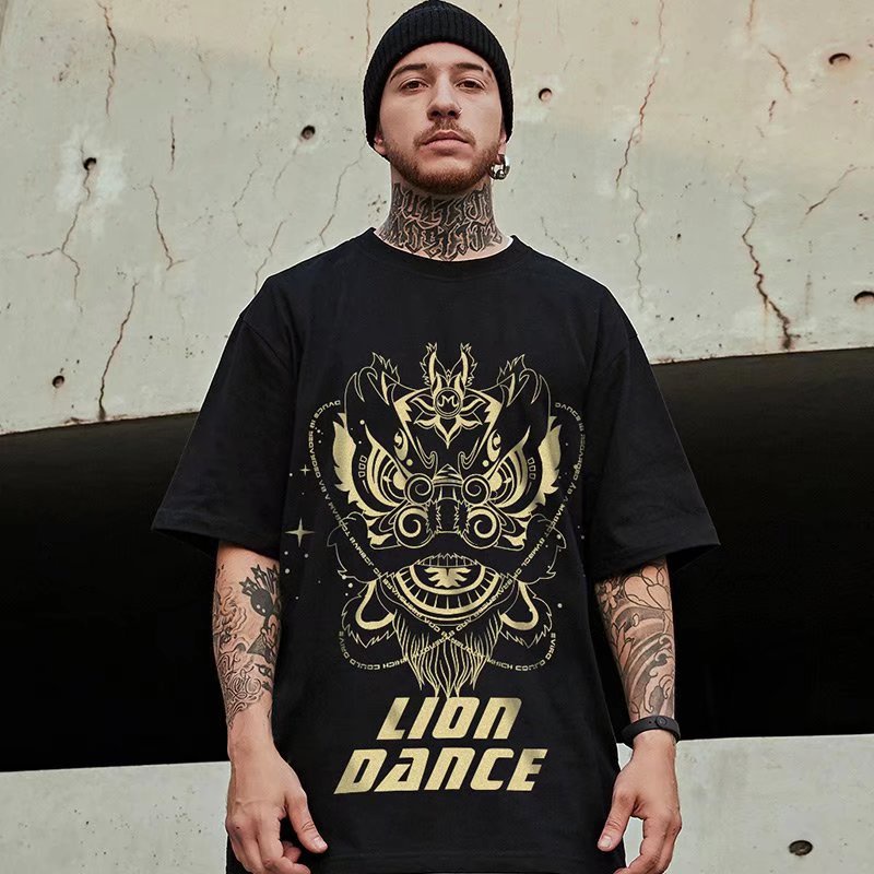 Áo Thun Nam Tay Ngắn Cổ Tròn Dáng Rộng In Chữ Phong Cách Hàn Quốc Thời Trang Mùa Hè Size M-8XL