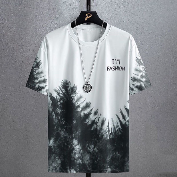 Áo Thun Ngắn Tay Dáng Rộng oversize In Họa Tiết Thời Trang Mùa Hè Dành Cho Nam/Size M-5XL