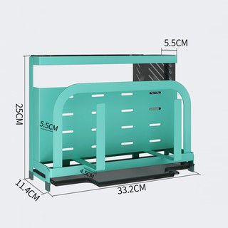 Kệ dắt dao thớt nhà bếp 3 màu