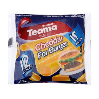 Phô mai lát Teama Slices cho bánh Burger gói 200g