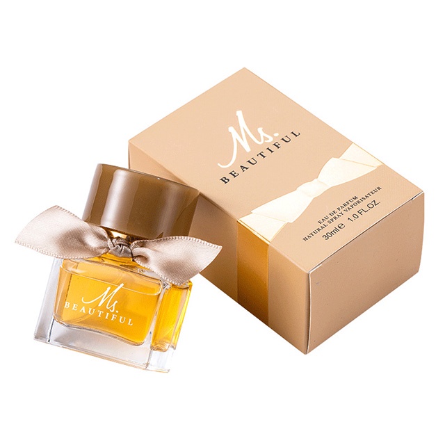 Nước Hoa Ms.Beautiful Nắp Nơ Nữ 30ml  Hương Thơm Nhẹ Nhàng Lâu Trôi Tự Nhiên