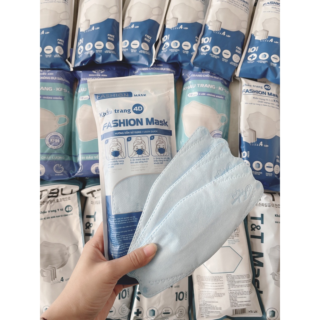 [ 100 CHIẾC, KF94 FASHION MASK ] Khẩu Trang Y tế Fashion Mask KF94 - Hàng Chính Hãng | BigBuy360 - bigbuy360.vn
