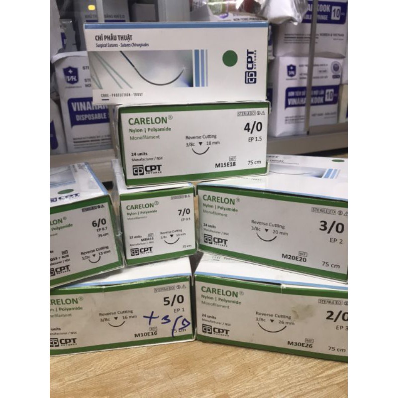 [Hàng Chuẩn]Chỉ Khâu Má Lúm Đồng Tiền 3/0 - Chỉ Khâu Khẫu Thuật 3/0 (Chi Khau Ma Lum Dong Tien)