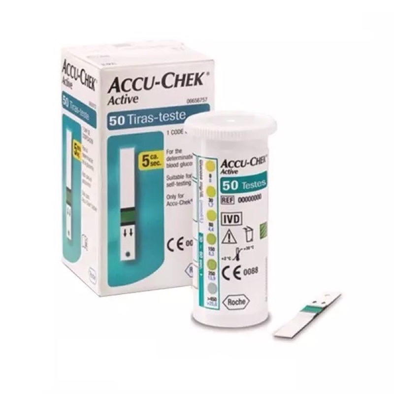 Que thử đường huyết Accu Chek Active 25que