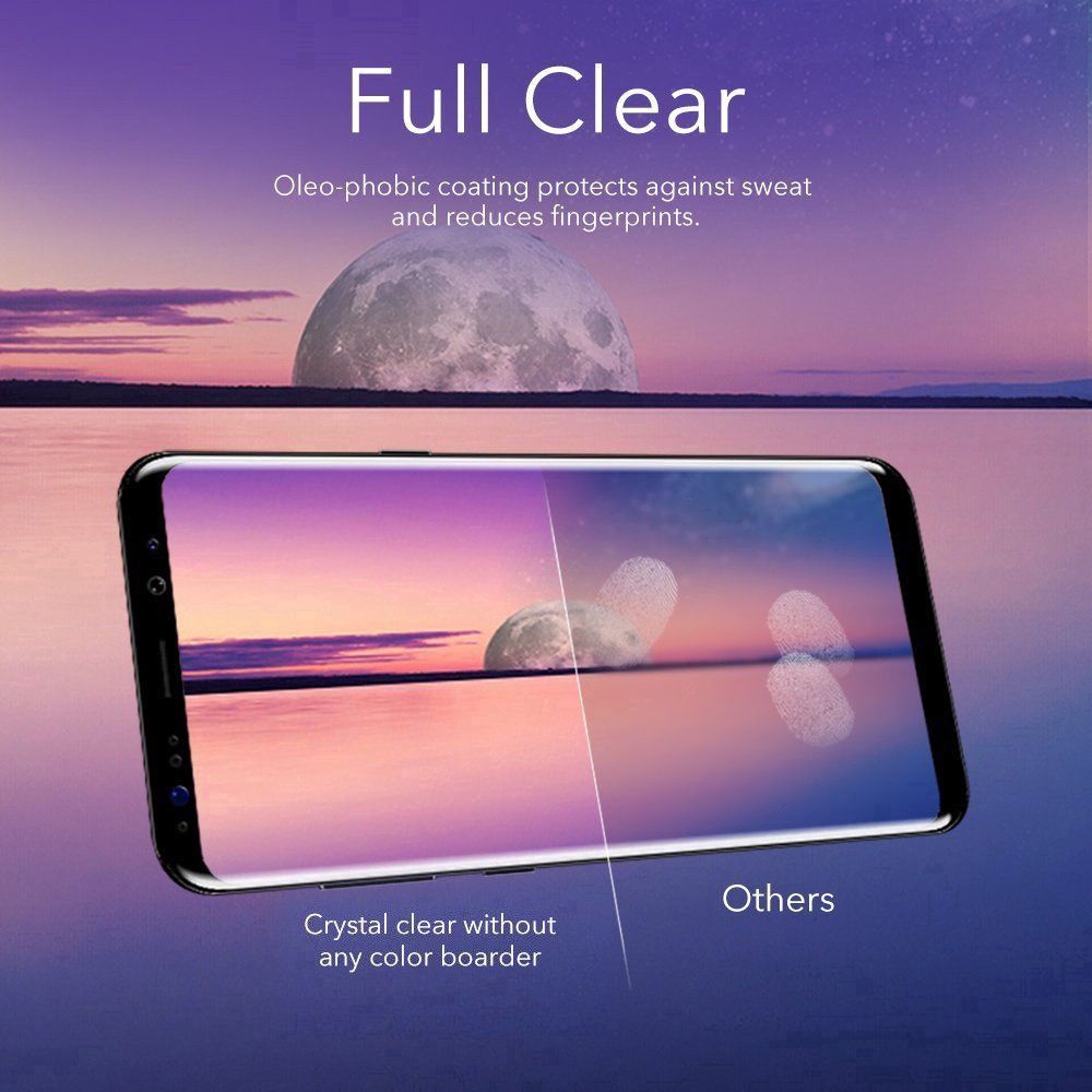 Kính cường lực full màn hình 5D bảo vệ màn hình cho Samsung S8 S9 S10 Plus Note 8 9 10