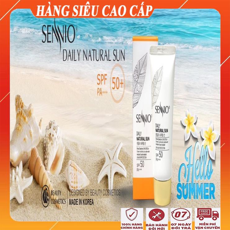 [FreeShip - HÀNG SIÊU CẤP] Kem chống nắng trắng da kiềm dầu sennio/Kem chống nắng cho da dầu da mụn đa năng