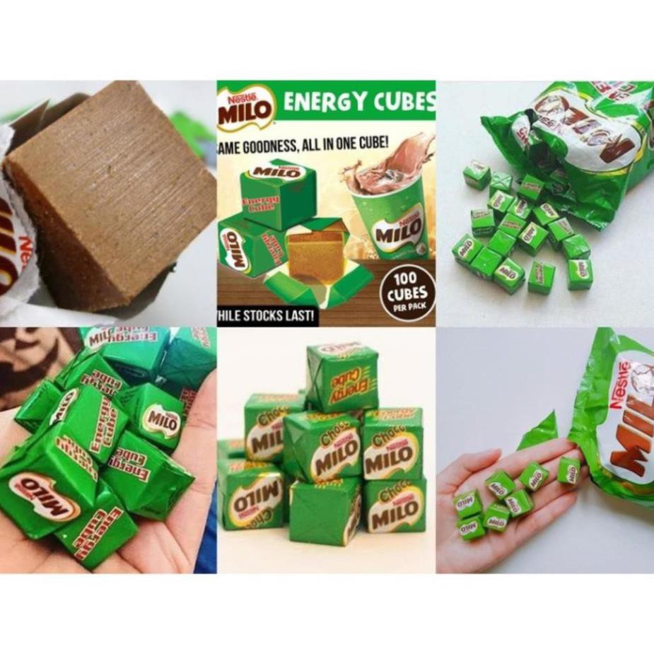 Kẹo Milo Ennegy Cube gói 275gr (100 viên)