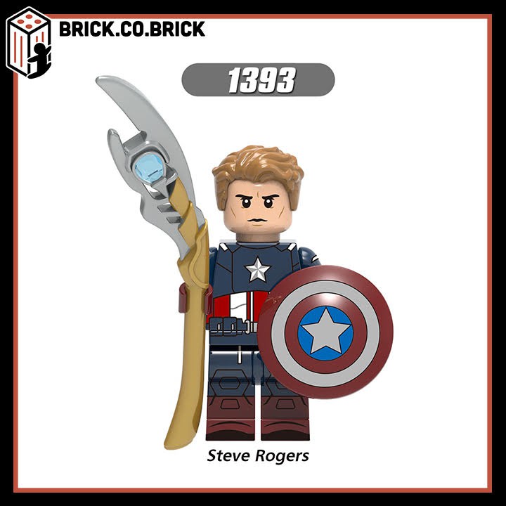 Lego Marvels Avengers End Game Đồ Chơi Lắp Ráp Minifigure Siêu Anh Hùng Captain Thor Loki Carter Groot