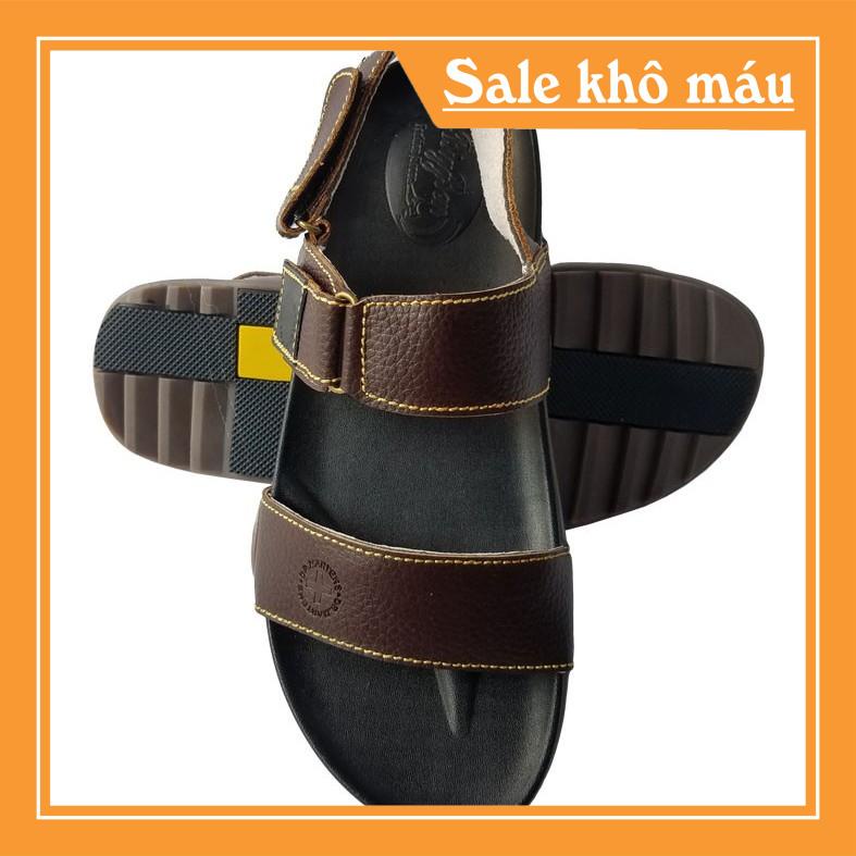 Giày sandal nam da bò đế doctor BIGBEN cao cấp SD37 -new221