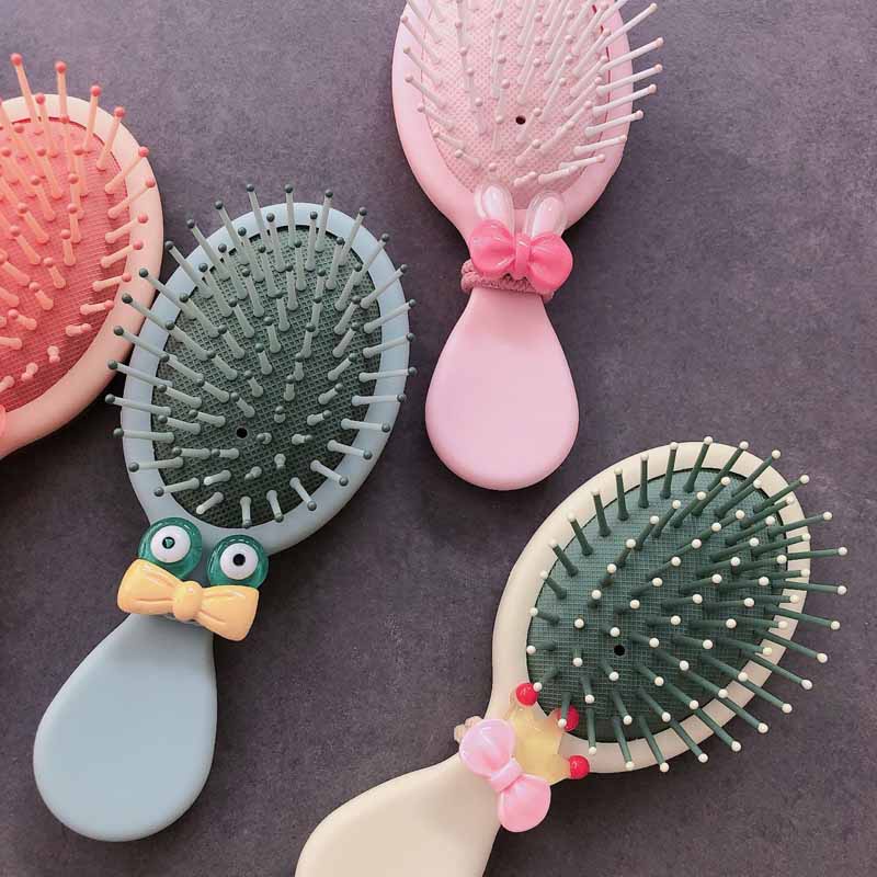 Lược Chải Tóc Tạo Kiểu Mát-Xa Da Đầu Thiết Kế Mini Dễ Thương Cho Nữ