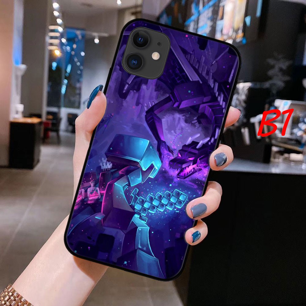 Ốp điện thoại mềm hình Minecraft thích hợp cho iPhone 11 Pro Max XS MAX XR X 8 7 6s 6 Plus SE 2020