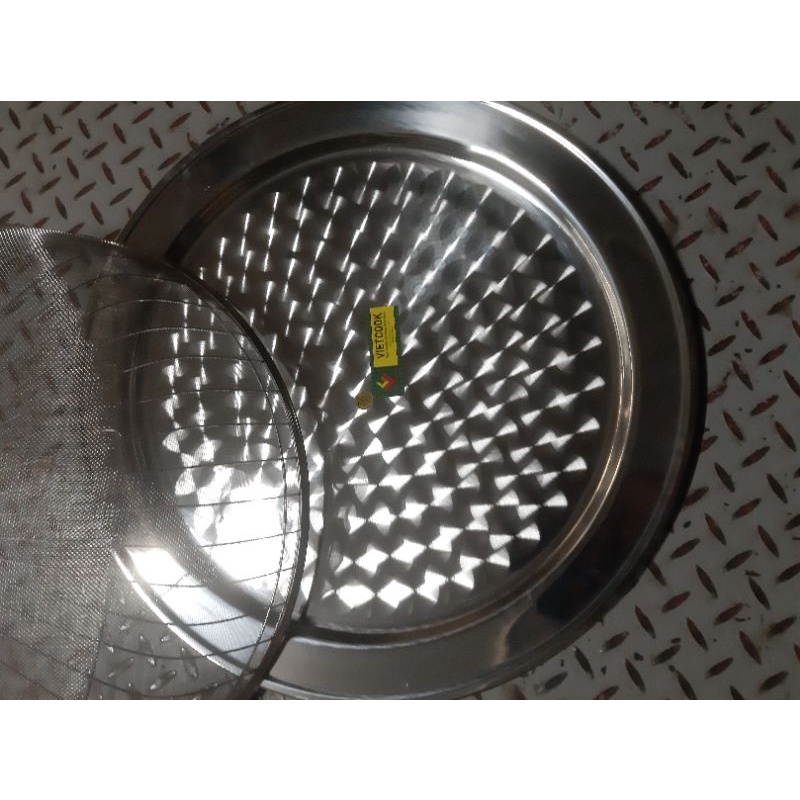 Mâm  cơm inox 304 đủ size 40 ,44,48,52,56,inox sáng bóng