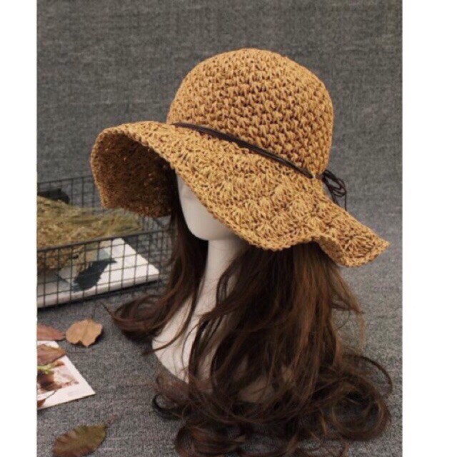 Nón Cói Mềm Nơ Dây Vintage Cực Xinh ⚡ kèm ảnh thật ⚡