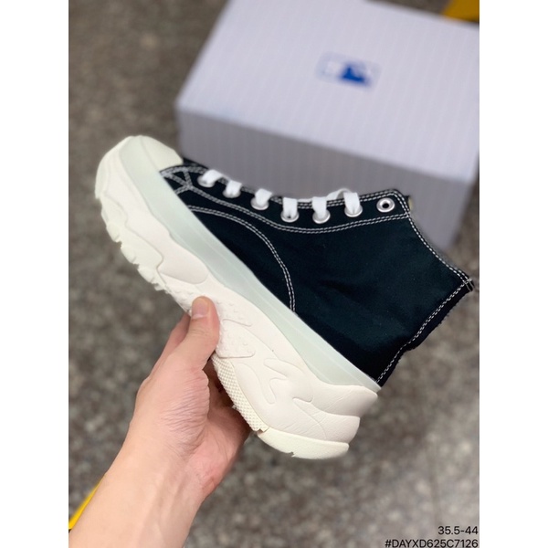 Giày MLB NEW YORK YANKEES 'BLACK WHITE' CHUNKY HIGH