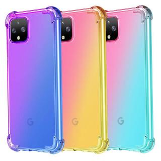 Ốp điện thoại TPU Màu Gradient Cho Google Pixel 8 Pro 7 6 5 7a 4 XL 4XL Mềm Trong Suốt Chống Sốc Ốp điện thoại