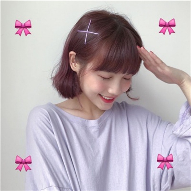 Set 10 kẹp tăm nhiều màu- kẹp xước màu Hàn Quốc trẻ trung, thời trang