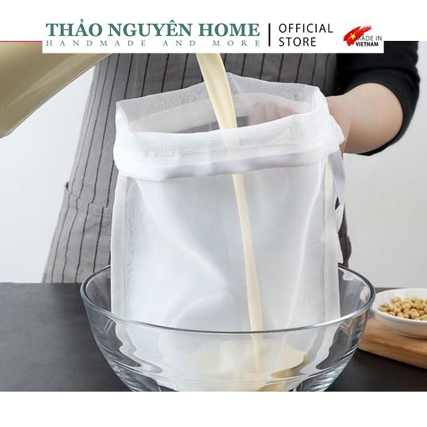 Túi lọc đa năng lọc sữa hạt, lọc thực phẩm siêu mịn Thảo Nguyên Home