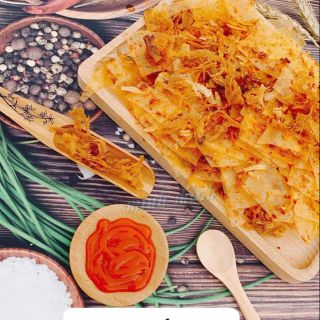 Bánh tráng Mực sốt cay