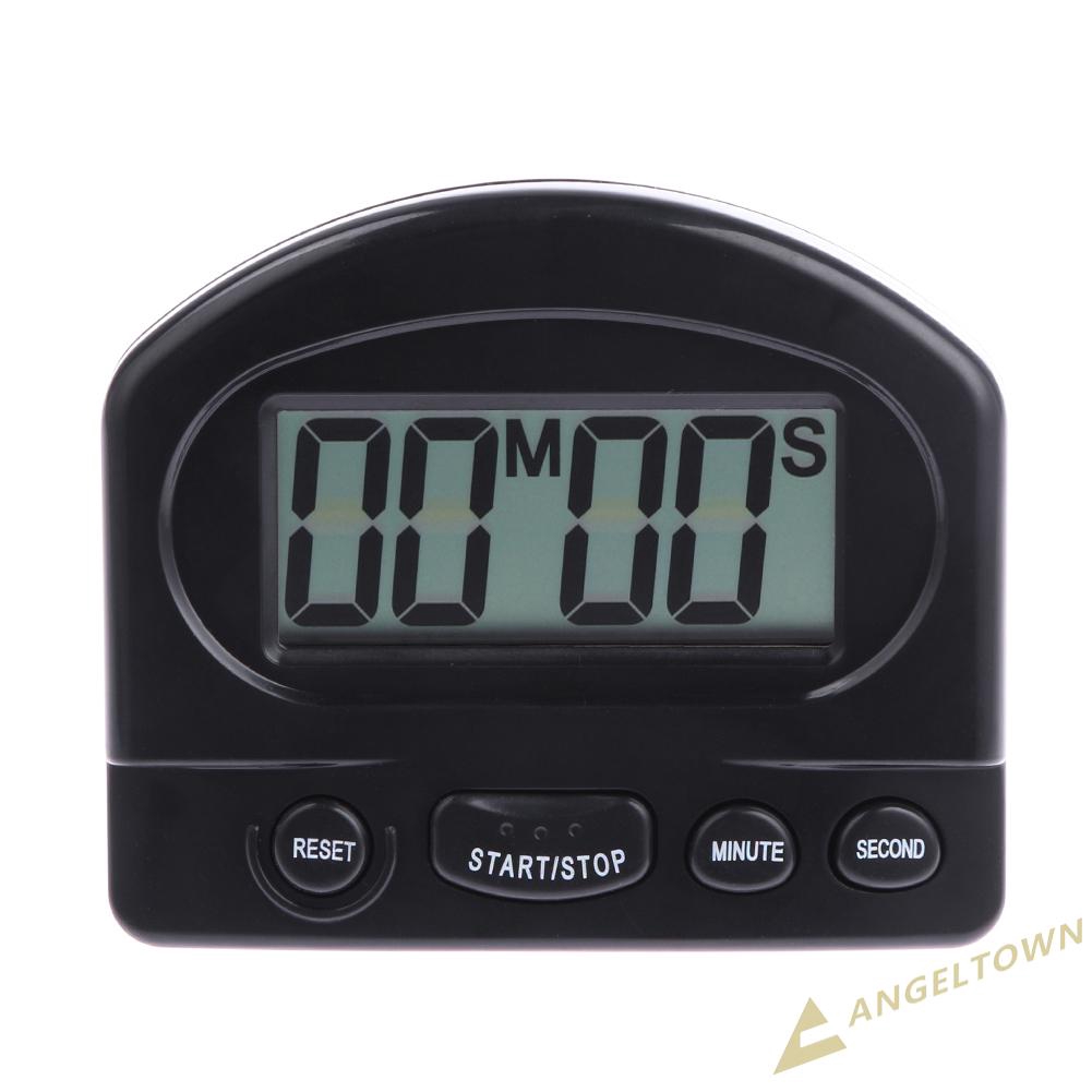 AN Digital Timer Alarm Clock Countdown Gadgets with LCD Display for Kitchen