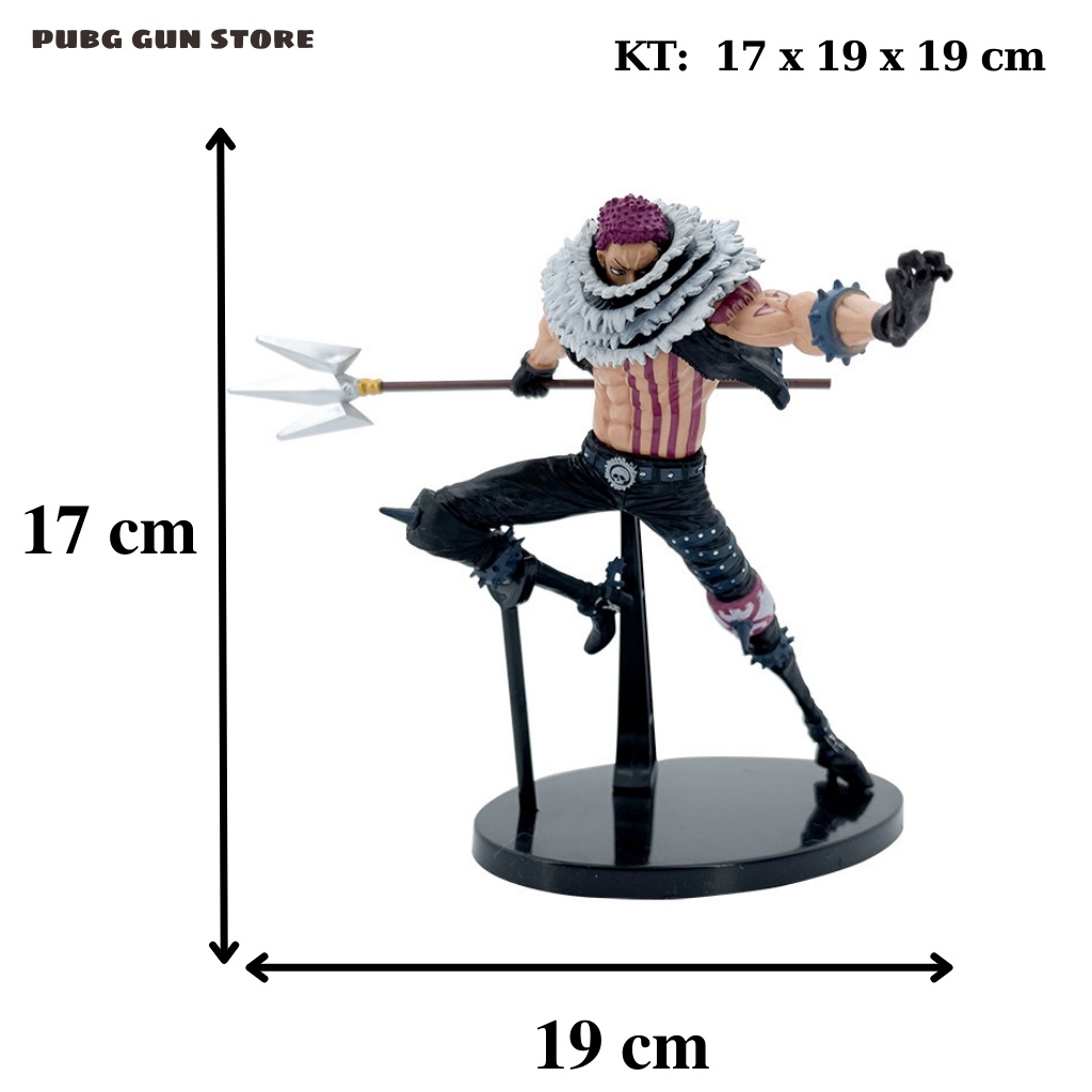 Nhân vật figure charlotte katakuri luffy đồ chơi trẻ em decor mô hình one piece anime lắp ráp decor phòng pc gaming cute