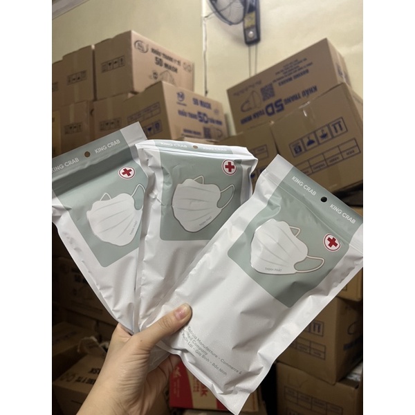 Sỉ 1 thùng  khẩu trang cua King Crab mẫu mới nhất 2022 đủ màu