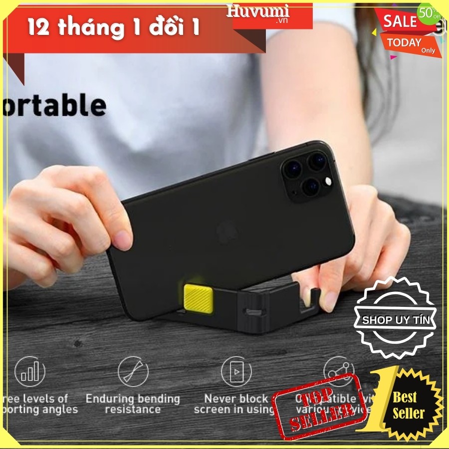 [Chính Hãng - New 100%] Đế giữ điện thoại/Tablet mini xếp gọn Baseus Let''s Go Portable And Mini Mobile Phone HolderLV80