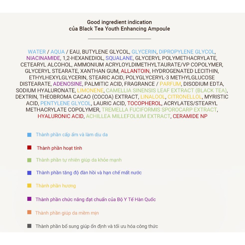 Tinh chất phục hồi da và chống lão hoá trà đen innisfree Black Tea Youth Enhancing Ampoule 30 mL | BigBuy360 - bigbuy360.vn