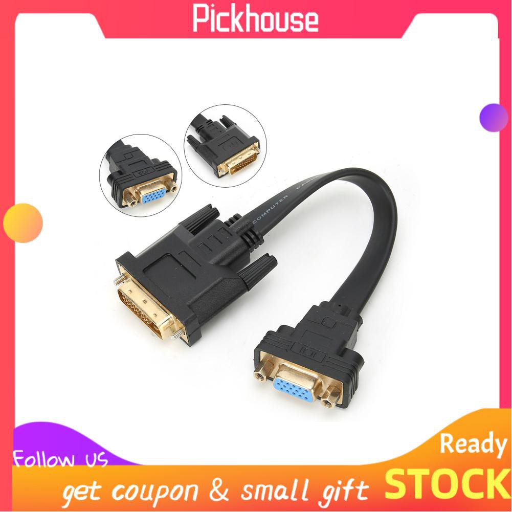 Bộ Chuyển Đổi Pickhouse Dvi D Dual Link 24 + 1 Male Sang Vga Female