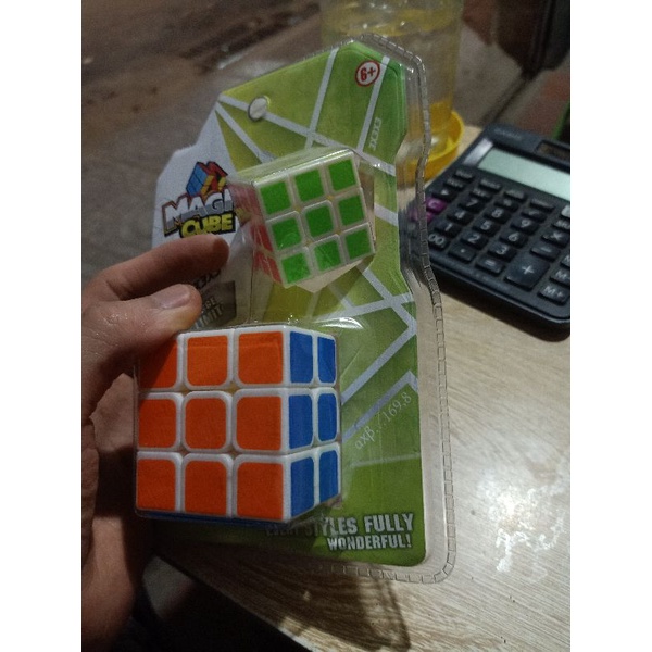 sỉ 1 vỉ rubik mẹ con thông minh bản đẹp trơn