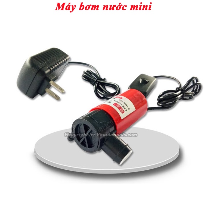 Bơm nước mini 12V-Máy bơm mini cho máy cắt rãnh tường, bể cá