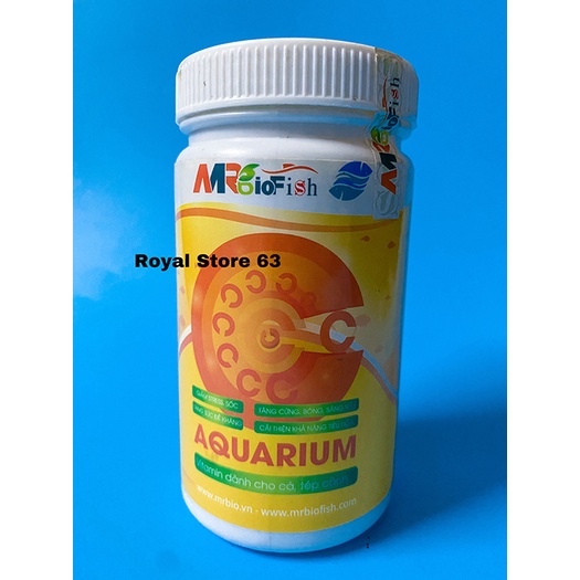 MrBio Fish Vitamin C bổ sung đề kháng cho cá cảnh tôm tép (120gram)