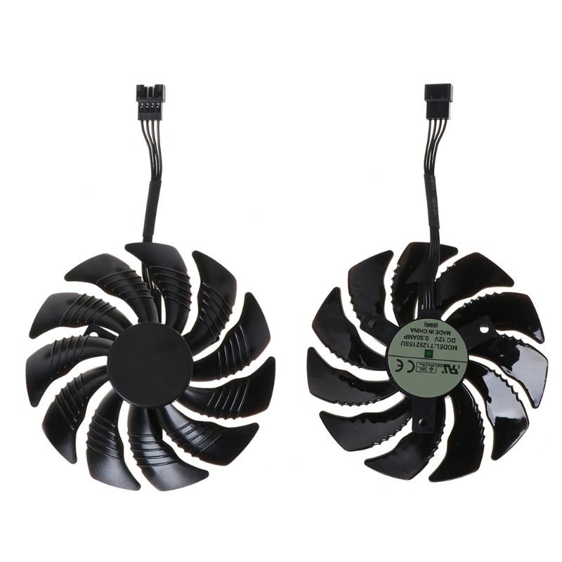 R * T * T129215Quạt Làm Mát 85mm Cho Gigabyte Geforce GTX 1050 1050TI 1060 1070