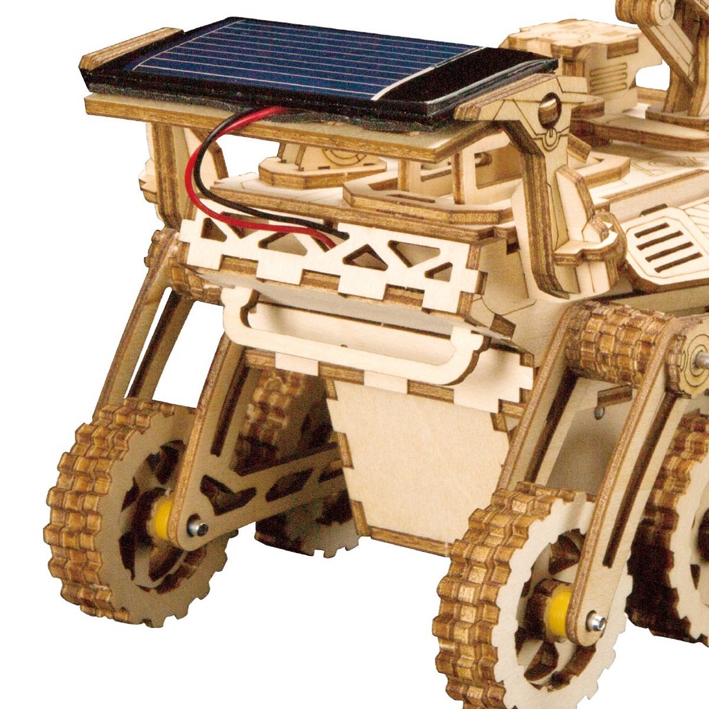 Mô Hình Gỗ 3D Lắp Ráp ROBOTIME Xe Năng Lượng Mặt Trời Harbinger Rover Solar Energy Car LS402