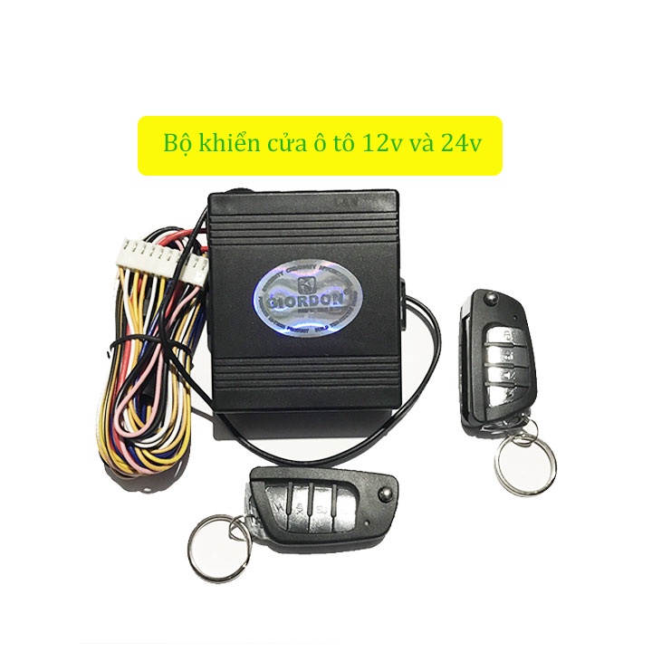 Bộ điểu khiển cửa ô tô từ xa 12v 24v ( loại I )