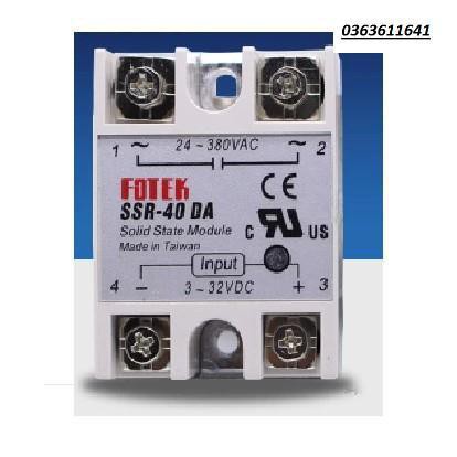 [Giá gốc] Rơ  le bán dẫn, Solid State Module SSR - 40DA 40VA 40AA ( Relay Rơ le bán dẫn ) Fotek